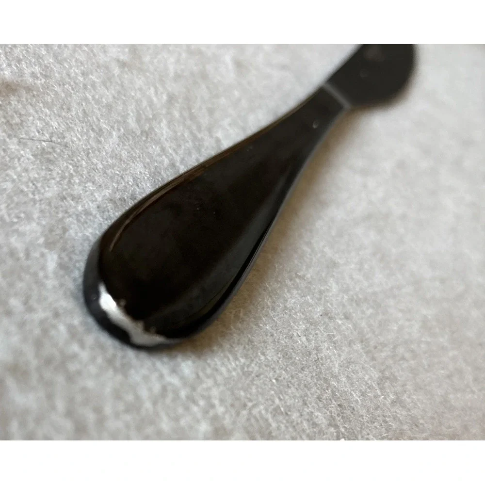 Cambridge Flatware Black Lot of 7 Utensils‎ Forks Knives Contemporary Sleek Home